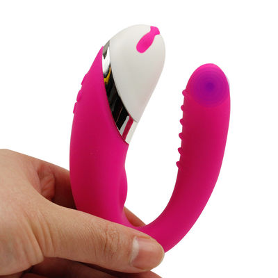 Velocidades recarregáveis U de USB as 12 dão forma a brinquedos do sexo das mulheres do Massager da vibração