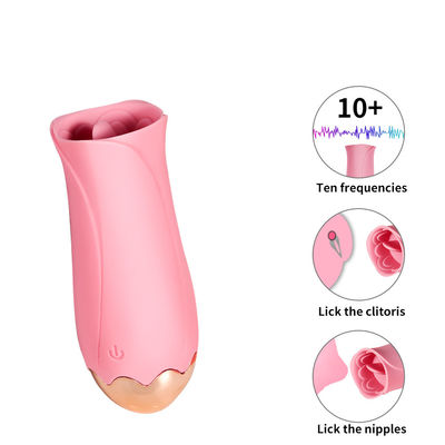 USB que carrega Rose Pink Vibrating Egg Electric que lambe o Massager