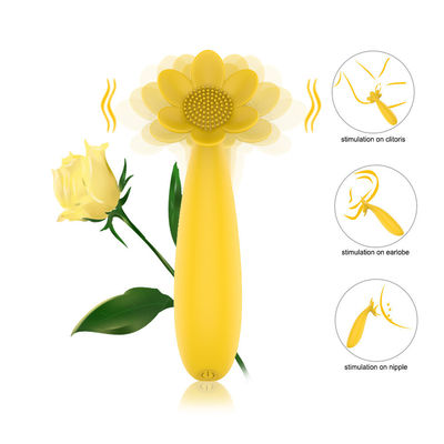 vibrador Honey Sex Toys Nipple Massager do ponto de 19speeds Rose Flower G
