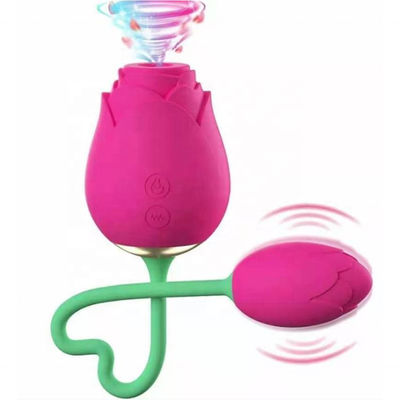 Dispositivo de sugação Clitoral da estimulação do ponto de G da vagina dos vibradores de Rose Clitoral Sucker Adult Sex