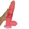 brinquedo do sexo do PVC Crystal Artificial Penis Big Dick de 12.2Inches 31cm