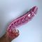 brinquedos longos do sexo dos adultos do vibrador de vidro do hipocampo do rosa de 17.5*3.2cm