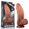 Galo de Dilldo Toy Sex Penis Soft Realistic do silicone da dupla camada de 10 polegadas