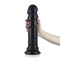 Ondinhas de Dick Anal Sex Toys Anal do preto do PVC 11,25 polegadas de vibrador grande super