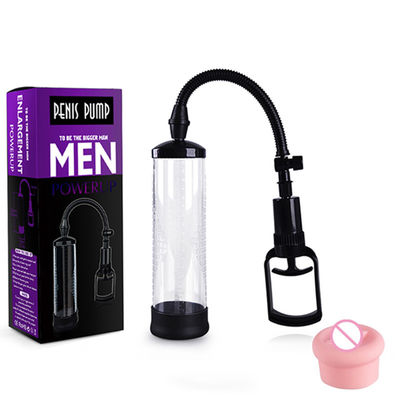 Comprimento de Cock Dick 22CM do instrutor da bomba de vácuo da ampliação do PVC do silicone